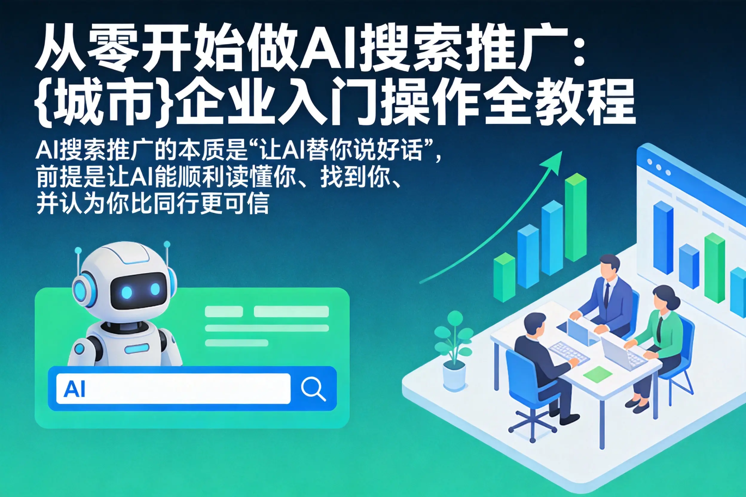 从零开始做AI搜索推广：黄石企业入门操作全教程