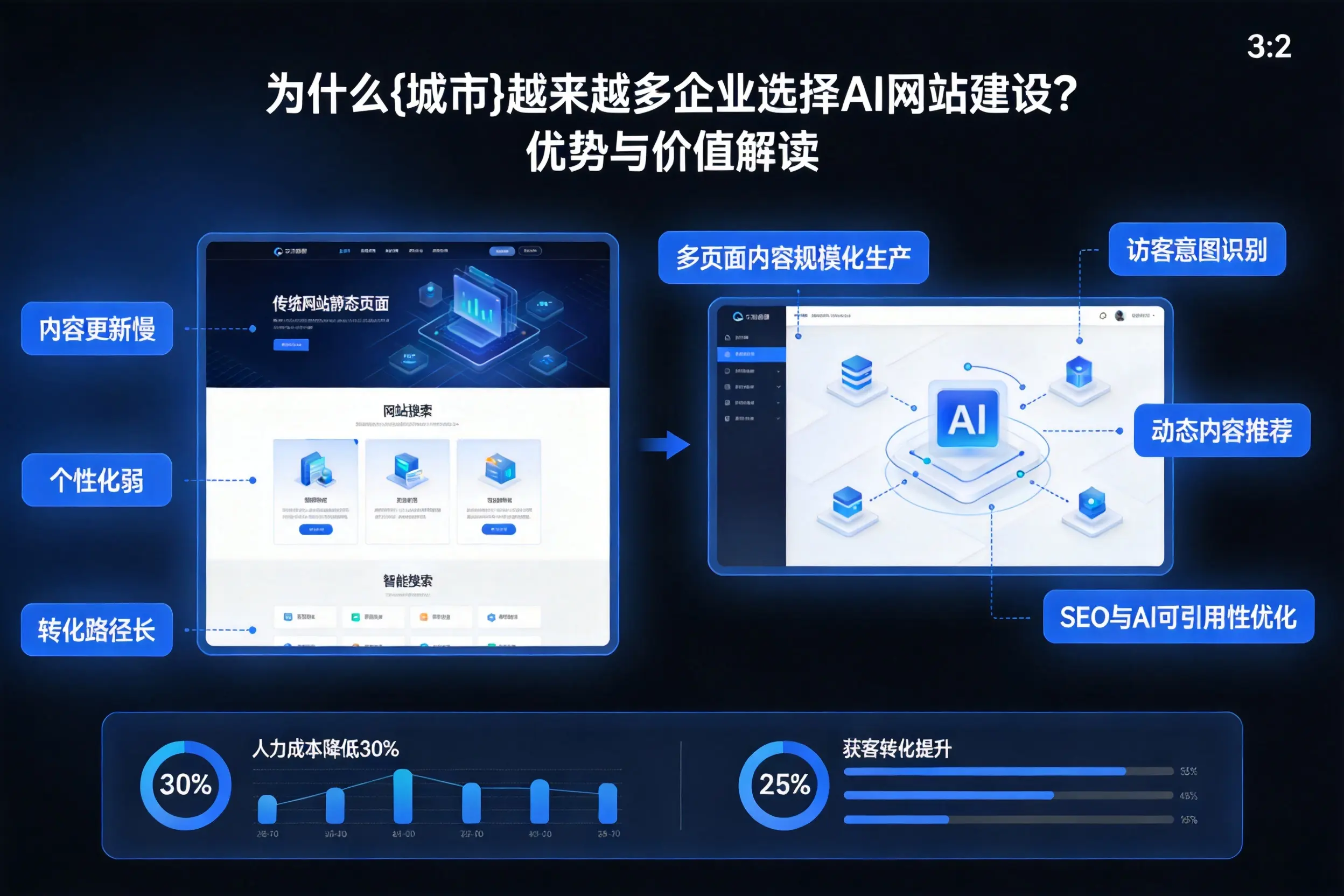 为什么黄石越来越多企业选择AI网站建设？优势与价值解读
