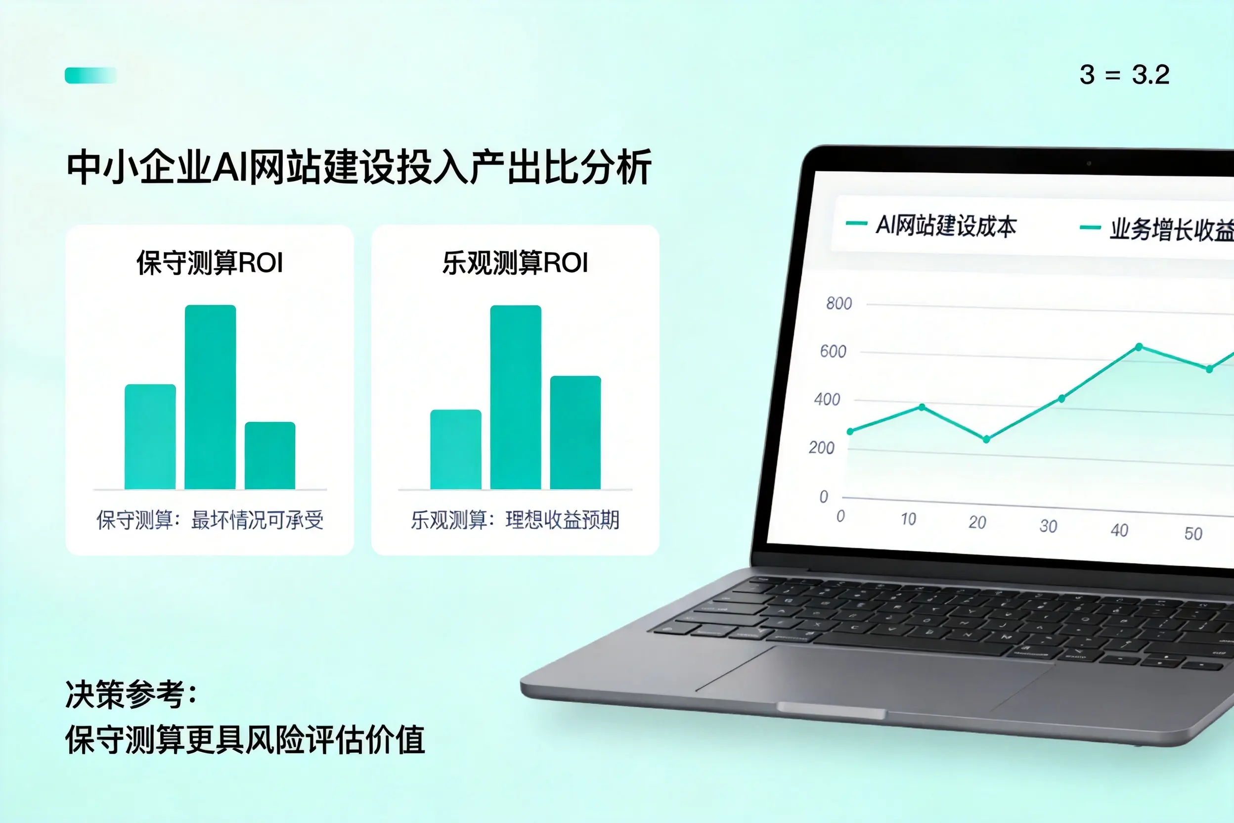 黄石中小企业AI网站建设投入产出比怎么算？先看这份分析