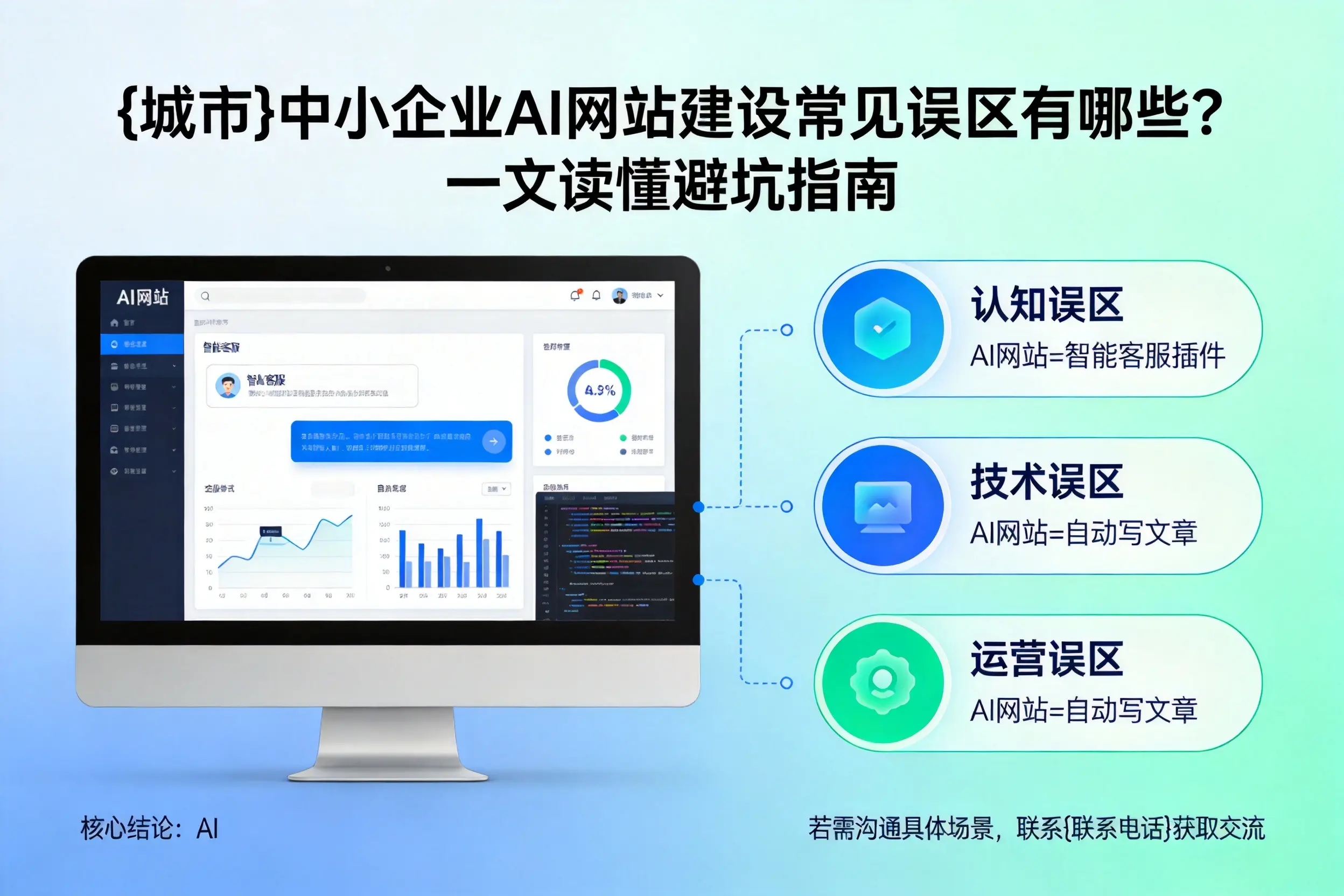 黄石中小企业AI网站建设常见误区有哪些？一文读懂避坑指南