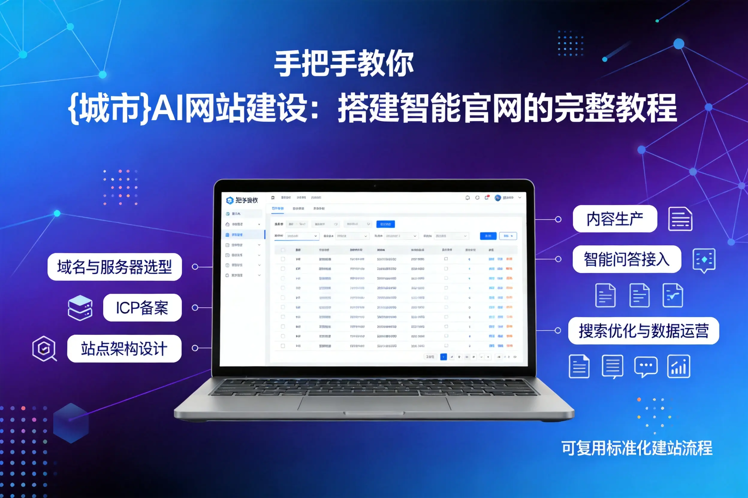 手把手教你黄石AI网站建设：搭建智能官网的完整教程