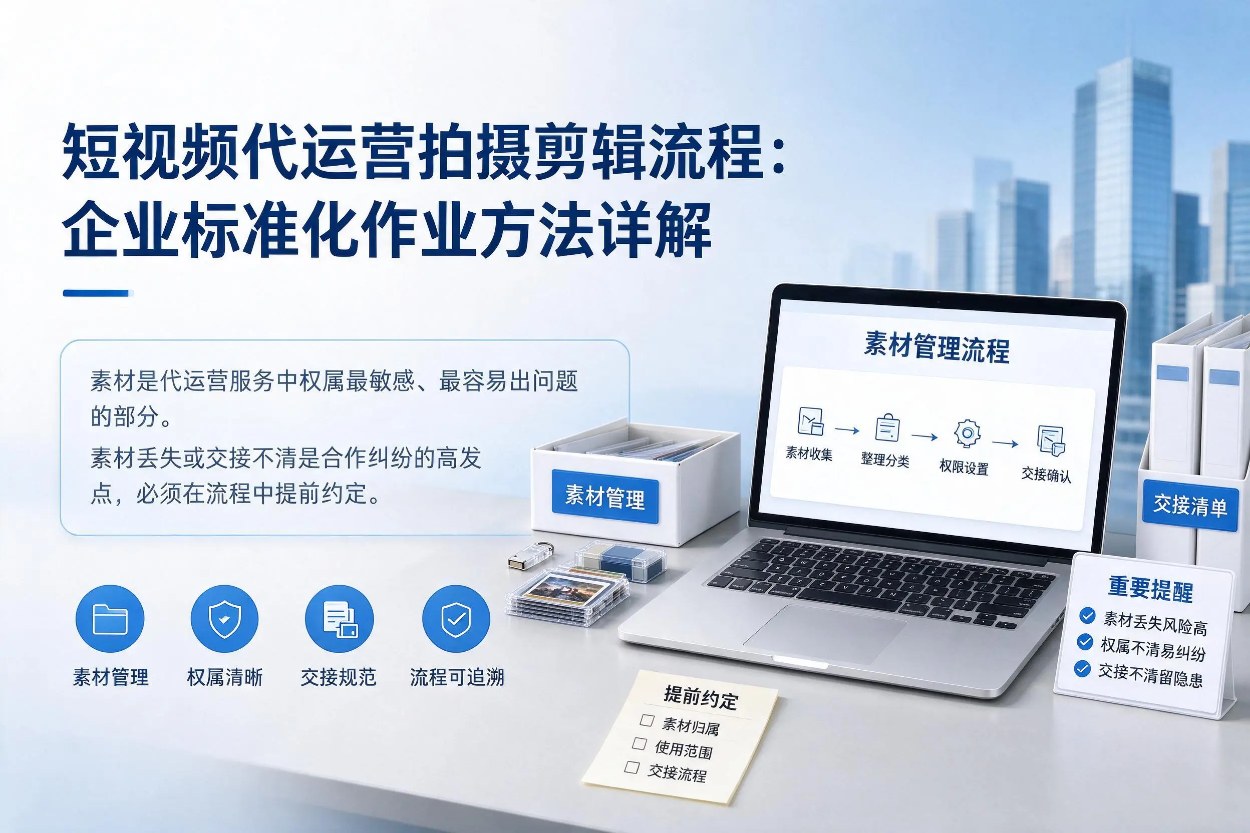 短视频代运营拍摄剪辑流程：黄石企业标准化作业方法详解