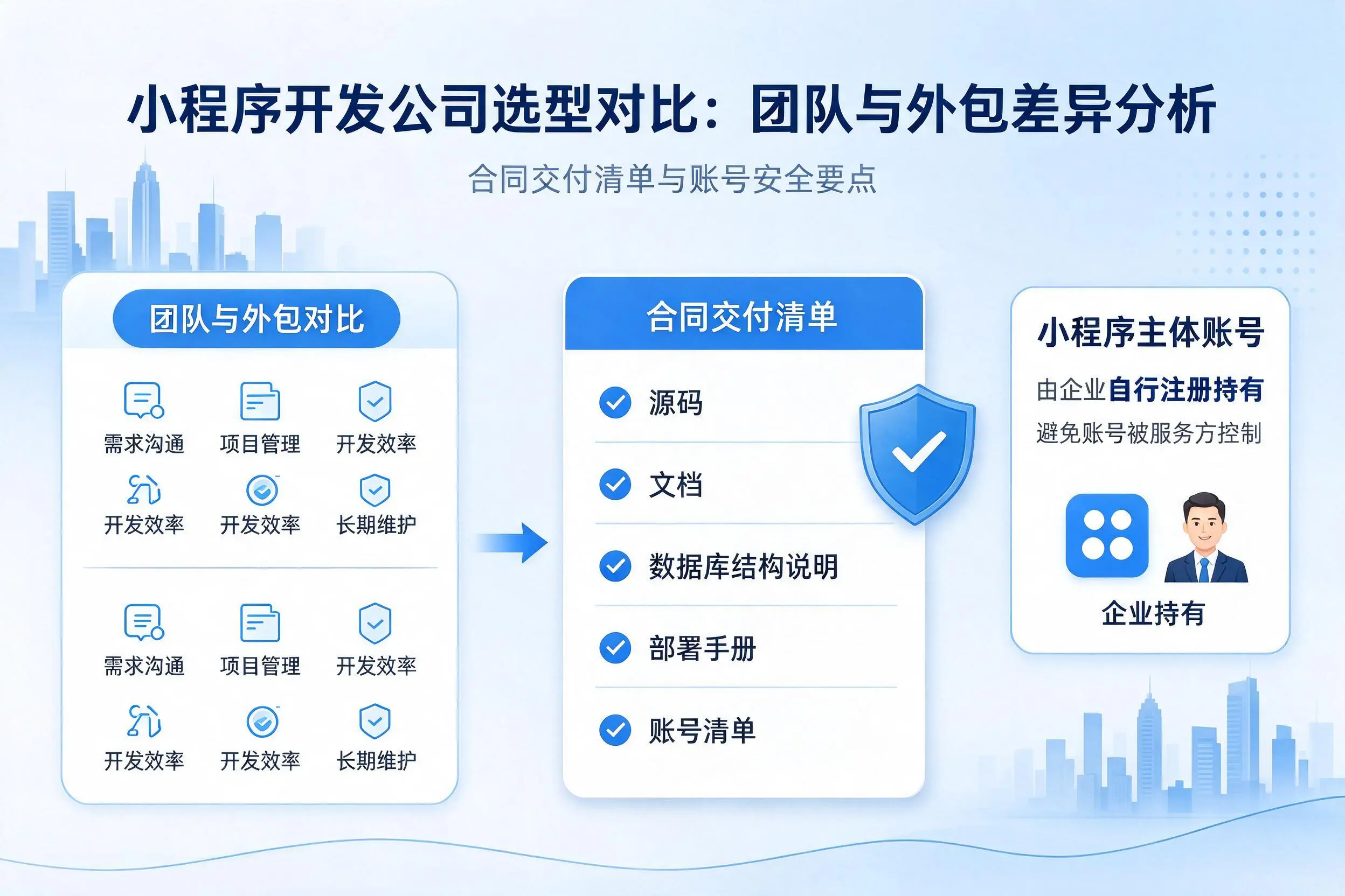 黄石小程序开发公司选型对比：团队与外包差异分析