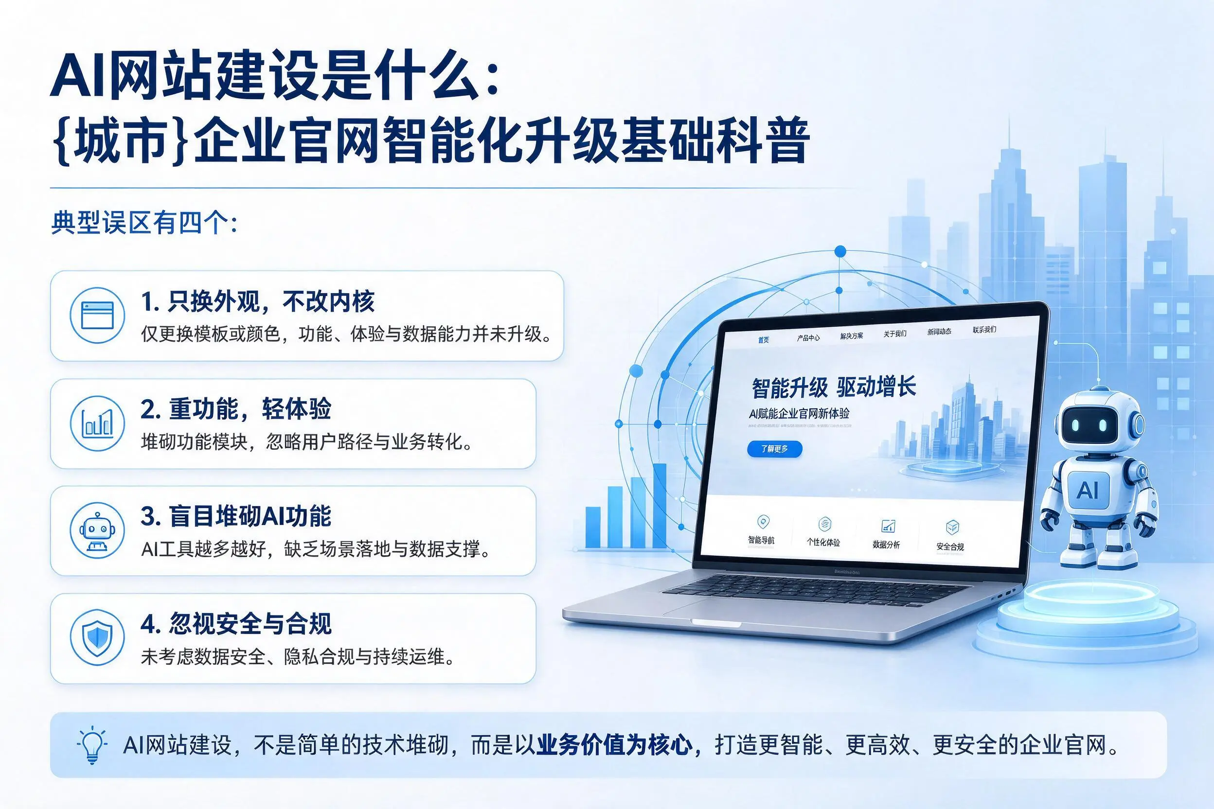 AI网站建设是什么：黄石企业官网智能化升级基础科普