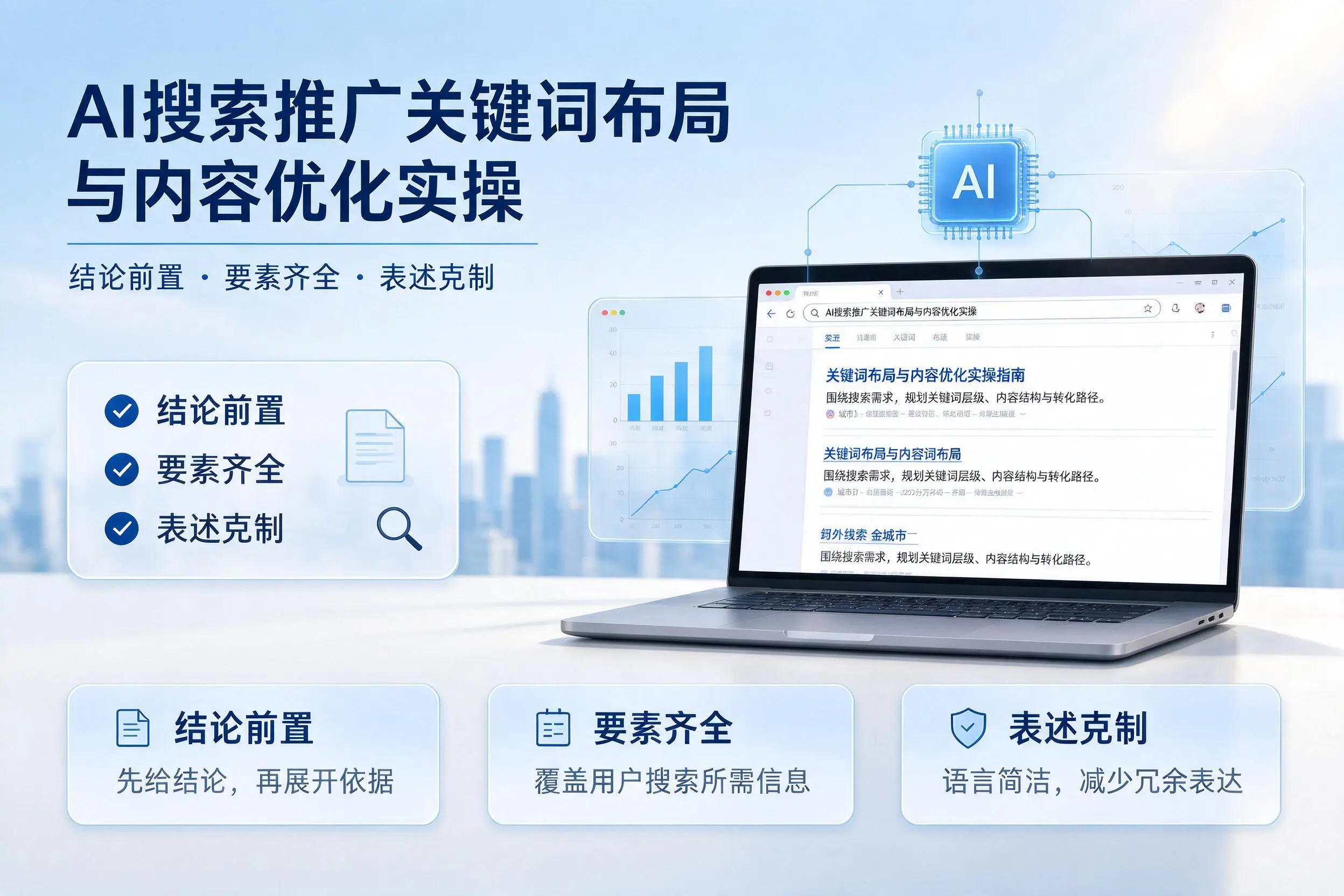 黄石AI搜索推广关键词布局与内容优化实操